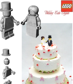 I Cake topper della Lego perfetti per un matrimonio originale