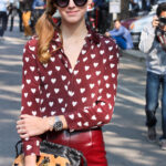 Chiara Ferragni Giorgio Armani Show Milan Fashion Week 23 Sept. 2013